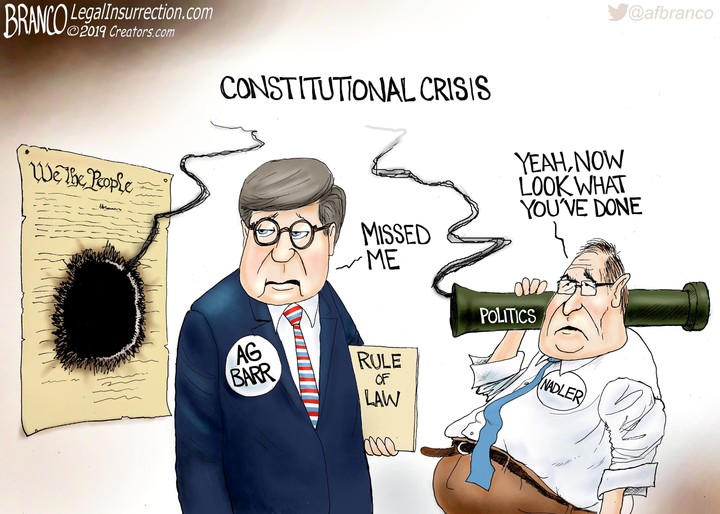 Oh, there's a political crisis, alright. Why not admit it?