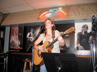  Writer Bonnie Jean Feldkamp onstage at Nashville's Bluebird Cafe in 2008. 