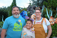  Bonnie Jean Feldkamp and her family enjoy their time at Disney World. 