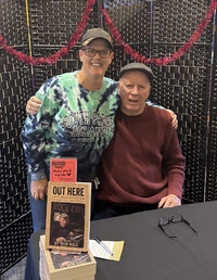  Bonnie Jean Feldkamp poses with Bob Hill at his book signing in a local bookstore. Photo courtesy of Bonnie Jean Feldkamp 