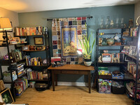  Bonnie Jean Feldkamp's writing space. Photo: Bonnie Jean Feldkamp 