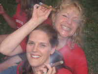  Bonnie Jean Feldkamp poses with her stepmother, Betsy Mitchell. Photo Credit: Bonnie Jean Feldkamp 