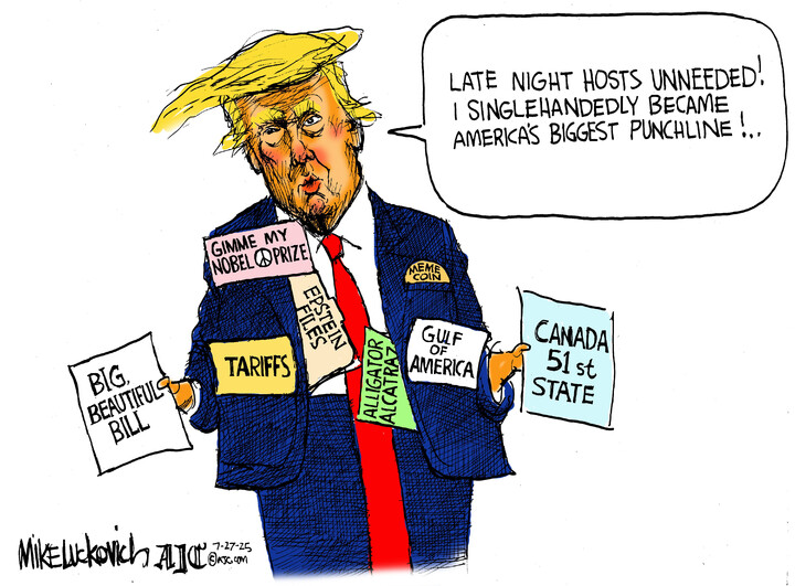 Mike Luckovich for Jul 27, 2025