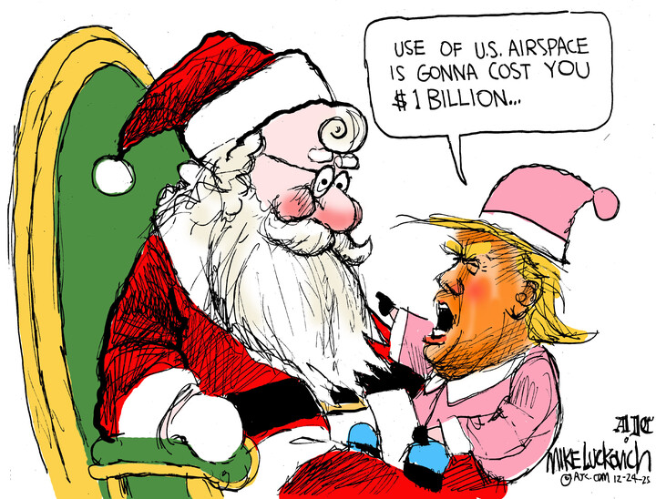 Mike Luckovich for Dec 24, 2025