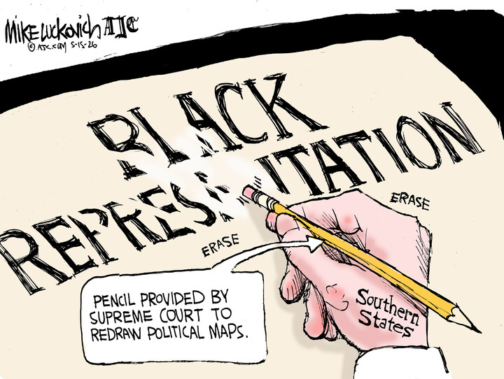Mike Luckovich for May 15, 2026