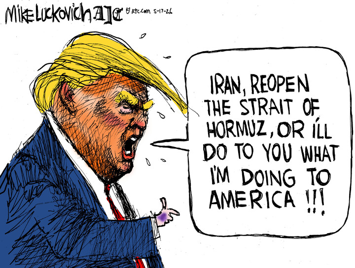 Mike Luckovich for May 17, 2026