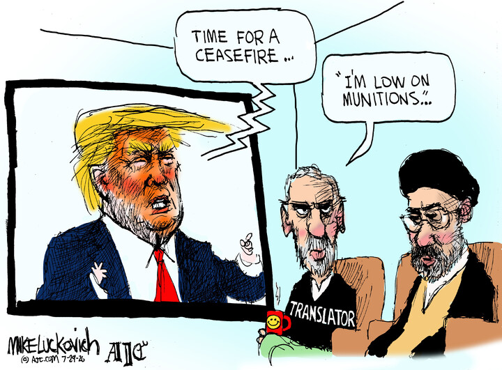 Mike Luckovich for Jul 29, 2026