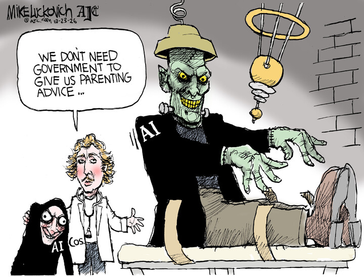 Mike Luckovich for Oct 23, 2026