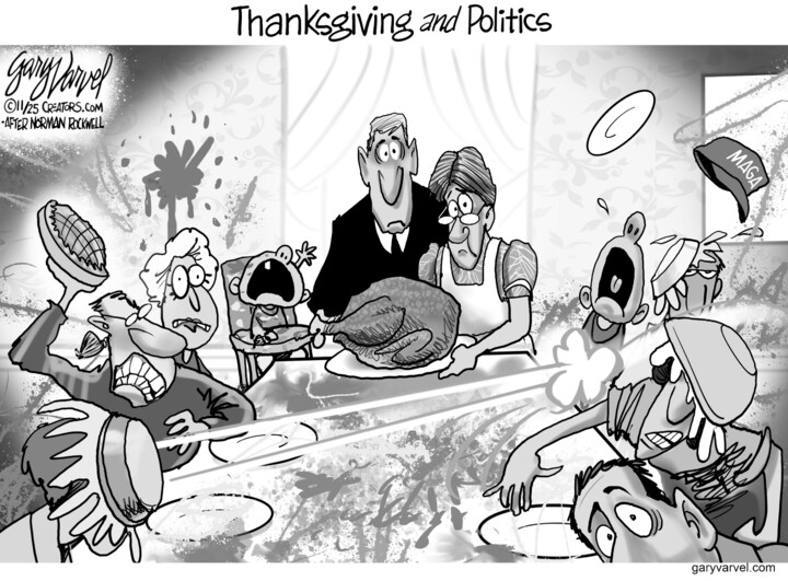 Gary Varvel for Nov 25, 2025