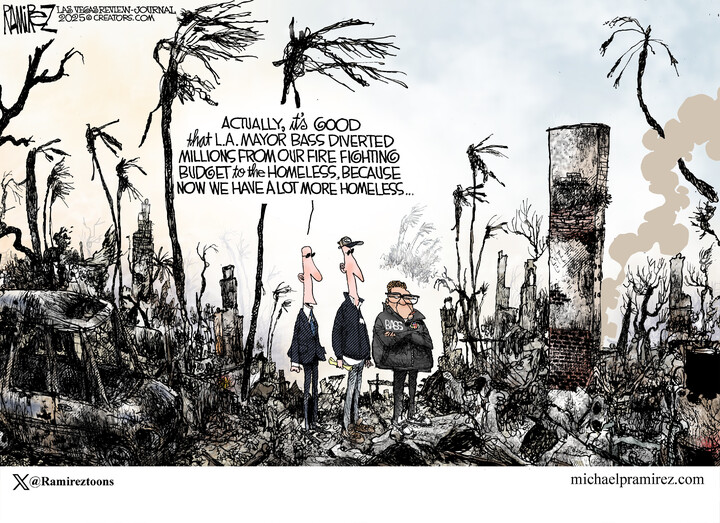 LA Fires -- One-Party City and State Blames 'Climate Change''Insurrectionist' Trump