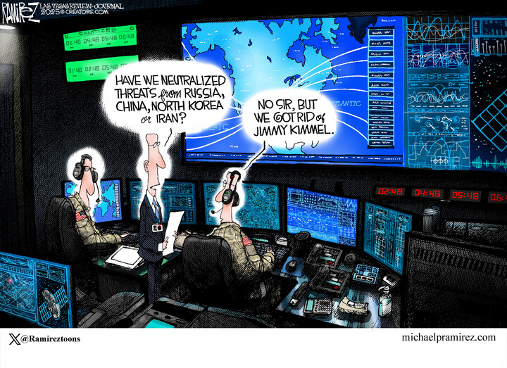 Michael Ramirez for Sep 22, 2025