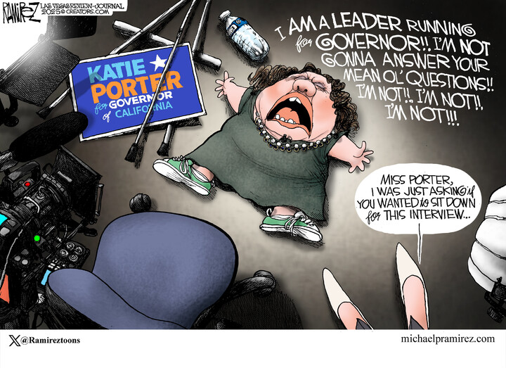 Michael Ramirez for Oct 12, 2025