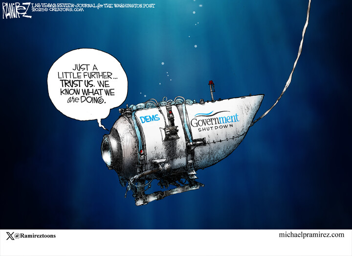 Michael Ramirez for Oct 21, 2025