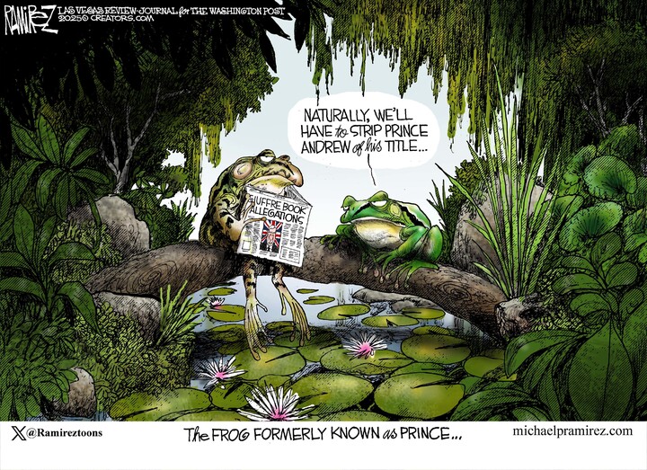 Michael Ramirez for Oct 28, 2025