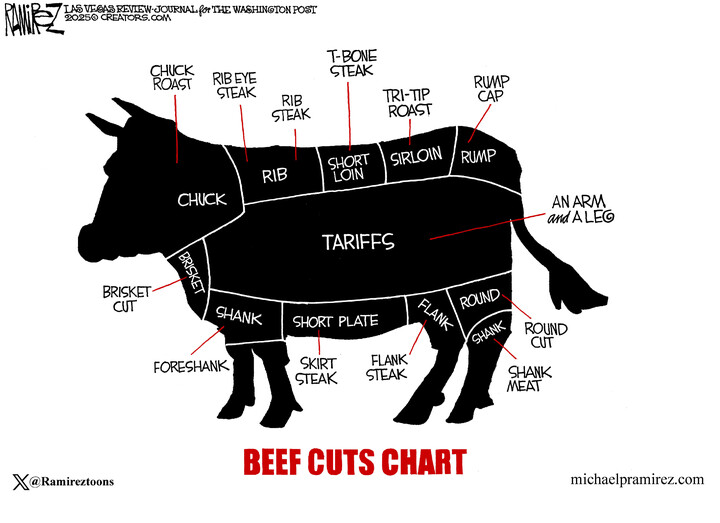 Michael Ramirez for Nov 21, 2025