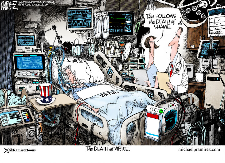 Michael Ramirez for Dec 31, 2025
