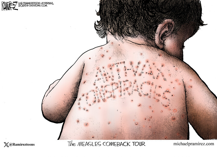 Michael Ramirez for Feb 16, 2026