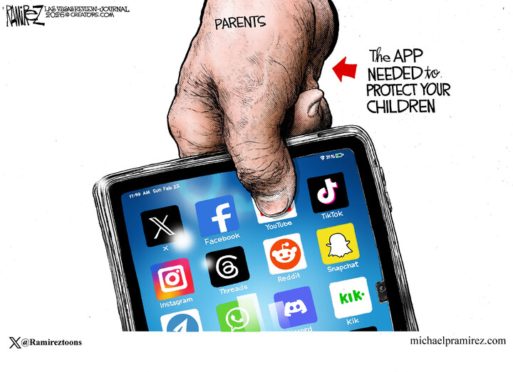 Think Toon by  Michael Ramirez
 
	