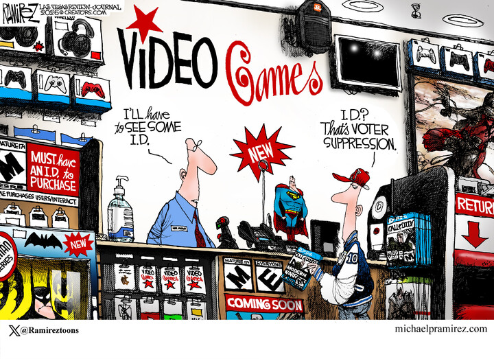 Michael Ramirez for Mar 22, 2026