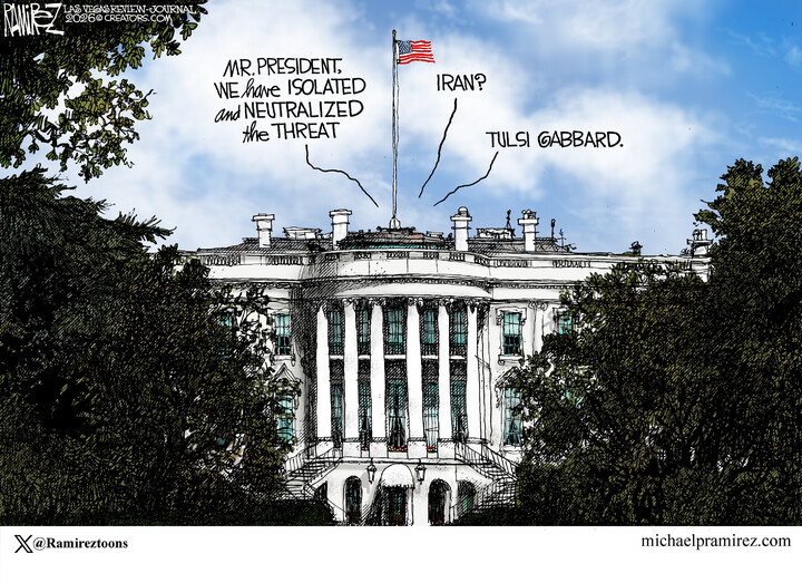 Michael Ramirez for Mar 23, 2026