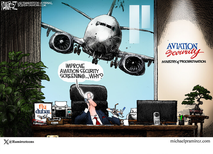 Think Toon by  Michael Ramirez
 
	