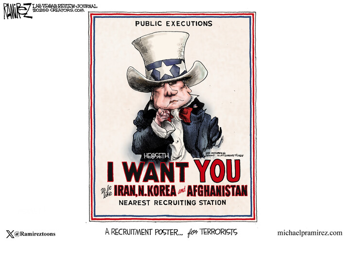 Michael Ramirez for Oct 12, 2026