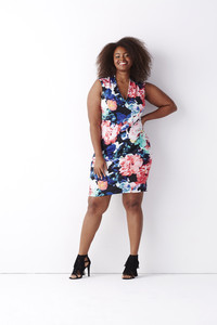  Make a resolution to find your personal fashion style in the new year. Brighten up your wardrobe with fresh prints. Shown: Bisou Bisou floral sheath. 