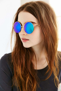  These round metal sunglasses with mirrored lenses set the trend in summer eyewear. www.urbanoutfitters.com. 