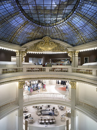 Create lasting memories with the gift of a stylish lunch or shopping trip. Shown: The Rotunda at Neiman Marcus, San Francisco. www.neimanmarcus.com/restaurants.
