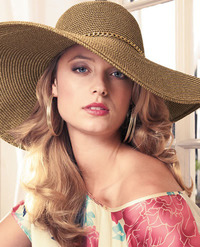  Large-brim hats are a cute way to stay sun-safe this spring season. 