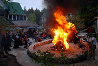  The fish-boil tradition begun by the 19th-century settlers of Door County, Wis., continues all around the peninsula. Photo courtesy of Ruth A. Hill. 