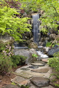 Anderson Japanese Gardens in Rockford, Ill., provide a beautiful place for a peaceful walk. Photo courtesy of Rockford Area Convention and Visitors Bureau.