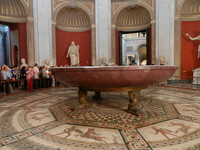 Emperor Nero's bathtub is one of many antiquities on display at the Vatican Museums. Photo courtesy of Glenda Winders.