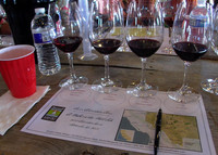  At a winemaking seminar in Paso Robles, California, "students" learn the complex craft of blending wines, including creating their own cuvee to bottle and take home. Photo courtesy of Athena Lucero. 