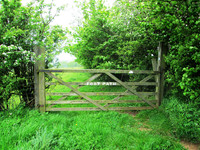  Signs such as this one marking a footpath abound in the pastoral hills of England's Lake District. Photo courtesy of Fyllis Hockman. 