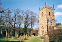  Catherine Mompesson's grave is believed to be the only one of a plague victim from Eyam, England, buried in the Eyam Parish Church cemetery. Photo courtesy of Sharon Whitley Larsen. 
