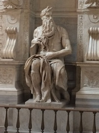  An art tour of Rome must include Michelangelo's "Moses" at the St. Peter in Chains Basilica. Photo courtesy of Karen Kenyon. 