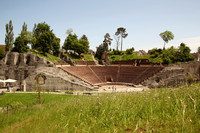  The reconstructed theater at Augusta Raurica in Switzerland was used for political and religious gatherings as well as entertainment. Photo courtesy of Augusta Raurica Museum. 