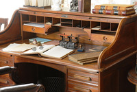 Orator and abolitionist Frederick Douglass did much of his writing at a desk in his Cedar Hill home in the District of Columbia. Photo courtesy of Cedar Hill.