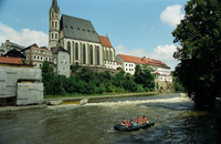  Cesky Krumlov is the Czech Republic's fairy tale town on the Vltava River. Photo courtesy of Wikimedia Commons. 
