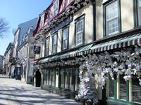 . A walking tour is a good way to see Old Town in Quebec City, Canada. Photo courtesy of John Blanchette.