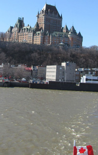 Hotel Frontenac in Quebec City, Canada, is said to be the most photographed hotel in the world. Photo courtesy of John Blanchette.