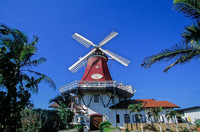 . This windmill that once drained the Dutch lowlands was taken apart and reassembled in Aruba in 1960. Photo courtesy of Len Kaufman.