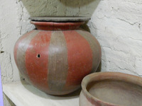  These ancient artifacts were found on the volcanic island of Ometepe in Nicaragua. Photo courtesy of Steve Bergsman. 