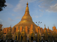  The Shwedagon Pagoda is Yangon's &mdash; and Myanmar's &mdash; most famous sight. Photo courtesy of Barbara Selwitz. 