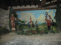  A tableau of mannequins at the Fountain of Youth in St. Augustine, Fla., recalls the first meeting between Ponce de Leon and the Timucuan Indians. Photo courtesy of Glenda Winders. 