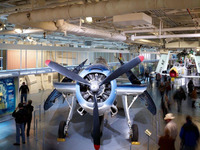  Military aircraft are on display at the Intrepid Sea, Air and Space Museum in New York City, which has as its centerpiece the USS Intrepid. Photo courtesy of the intrepid Sea, Air and Space Museum. 