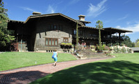  The Gamble House, home of David and Mary Gamble of Procter and Gamble fame, is an excellent example of the Arts and Crafts style of architecture seen in Pasadena, California. Photo courtesy of www.hansentravel.org. 
