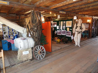  The rustic rooms of the Seeley Lake Historical Museum were once stalls in the main barn at Double Arrow Lodge when it operated as a functioning ranch in the early 1900s. Photo courtesy of Lesley Sauls. 