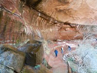 Emerald Pool trail in Utah's Zion National Park can be harrowing, but it provides spectacular views. Photo courtesy of Steve Bergsman.